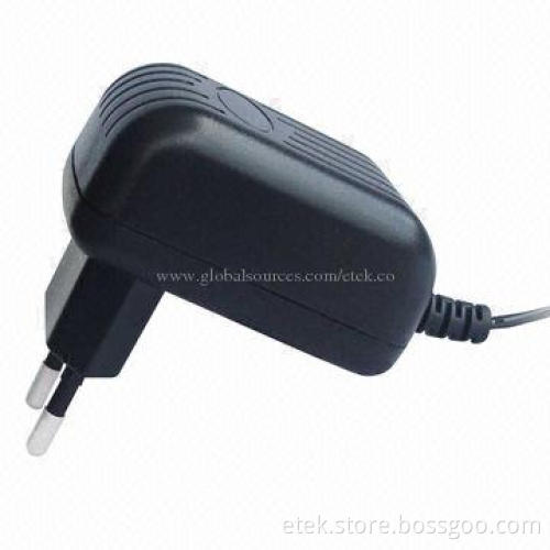 8W Switching Power Adapter with European AC plug